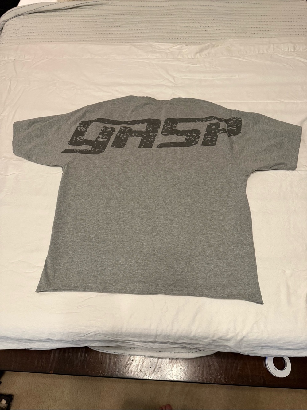Grey Gasp gym tee Tee - Picture 3 of 3